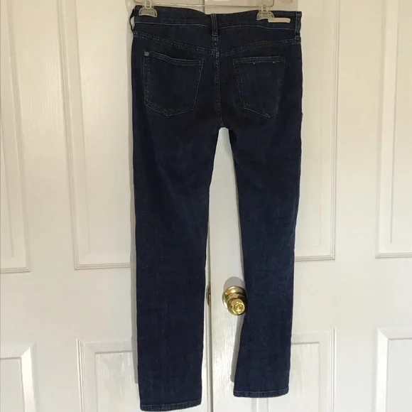 Pilcro slim boyfriend jeans jeans with floral sequins Sz 26 - Picture 5 of 9